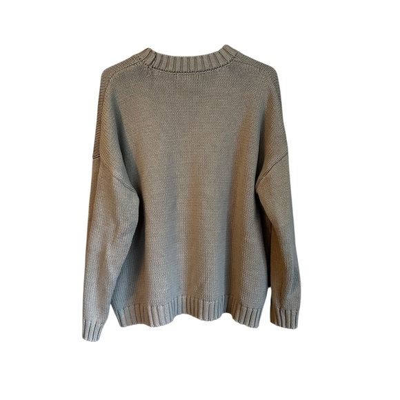 Sincerely Jules Beige Bow Crewneck Pullover Sweater XL - Picture 4 of 7